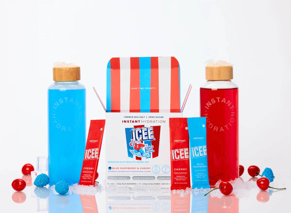 ICEE Blue Raspberry & Cherry Electrolyte Drink Mix - Image 4